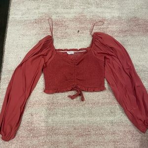 Alterd state burnt orange/red top
